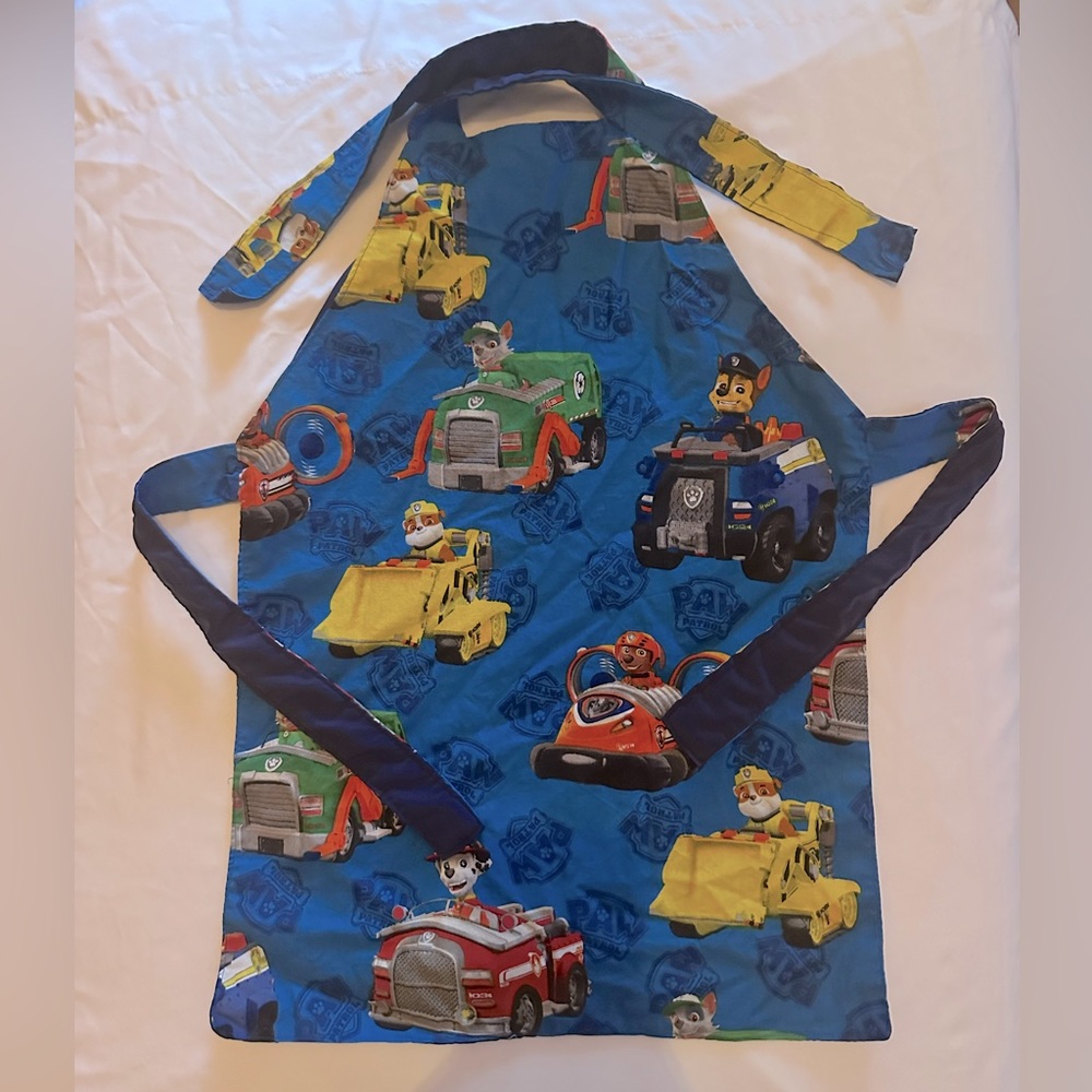 Hand-made Paw Patrol apron
